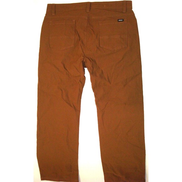 NWT New Mens Prana 36 x 30 Brion Pants II Hiking Casual Sepia Brown Rezion Recyc - Picture 5 of 7